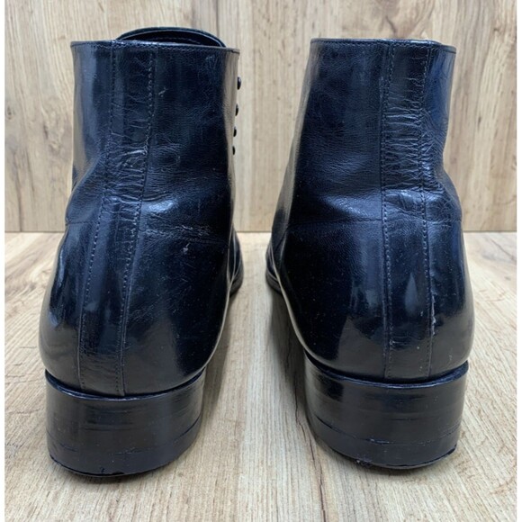 Stacy Adams Men\'s Size 15D Black Leather Cap Toe Lace Up Dress Boots Made Brazil main image 14